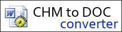 Softany CHM to DOC converter